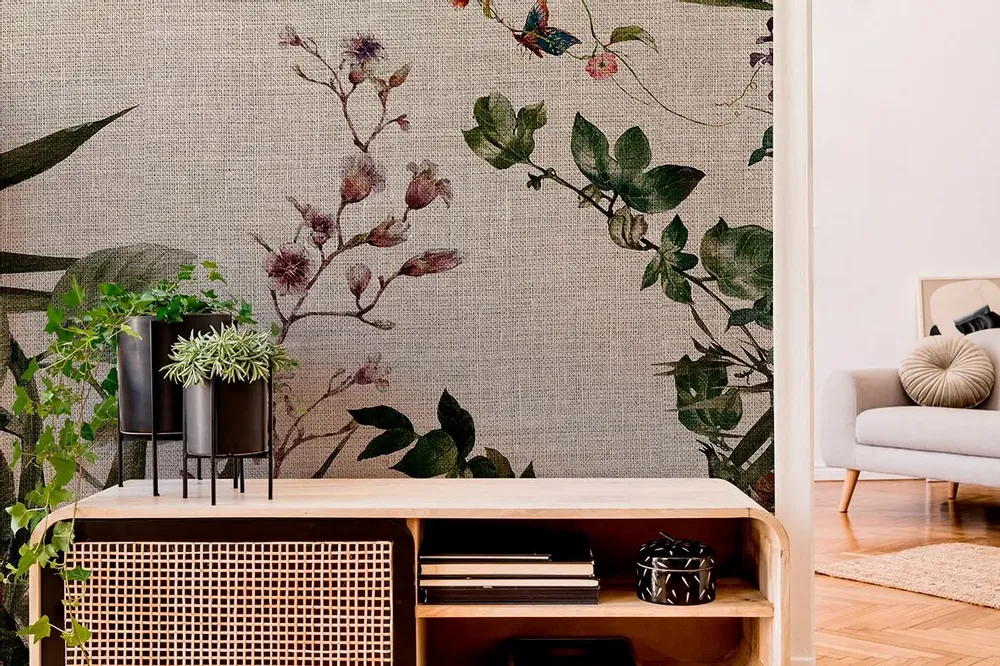 Tapisseries - Papier peint panoramique Damas - LE PAPIERS DE NINON