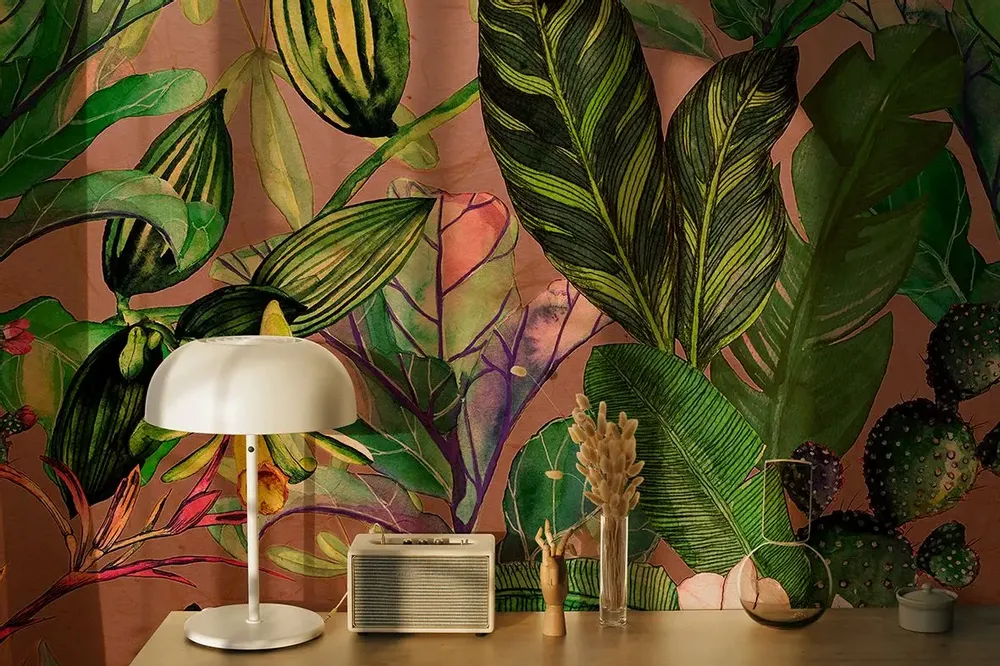 Tapisseries - Papier peint panoramique Opuntia - LE PAPIERS DE NINON