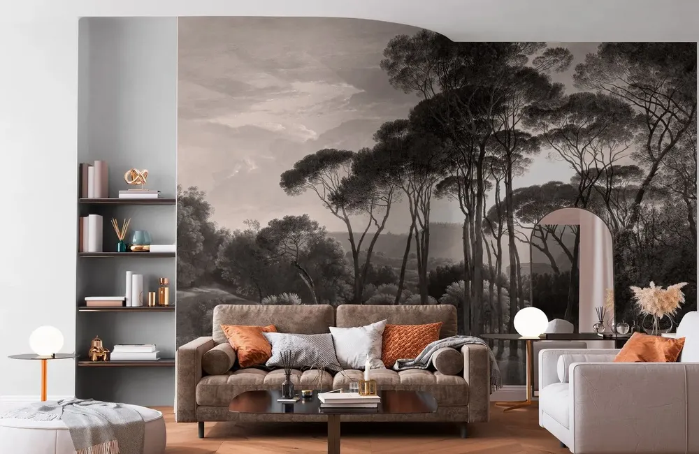 Tapisseries - Papier peint panoramique Ombrelli - LE PAPIERS DE NINON