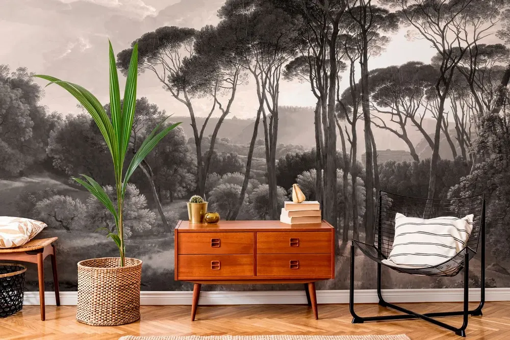 Tapisseries - Papier peint panoramique Ombrelli - LE PAPIERS DE NINON