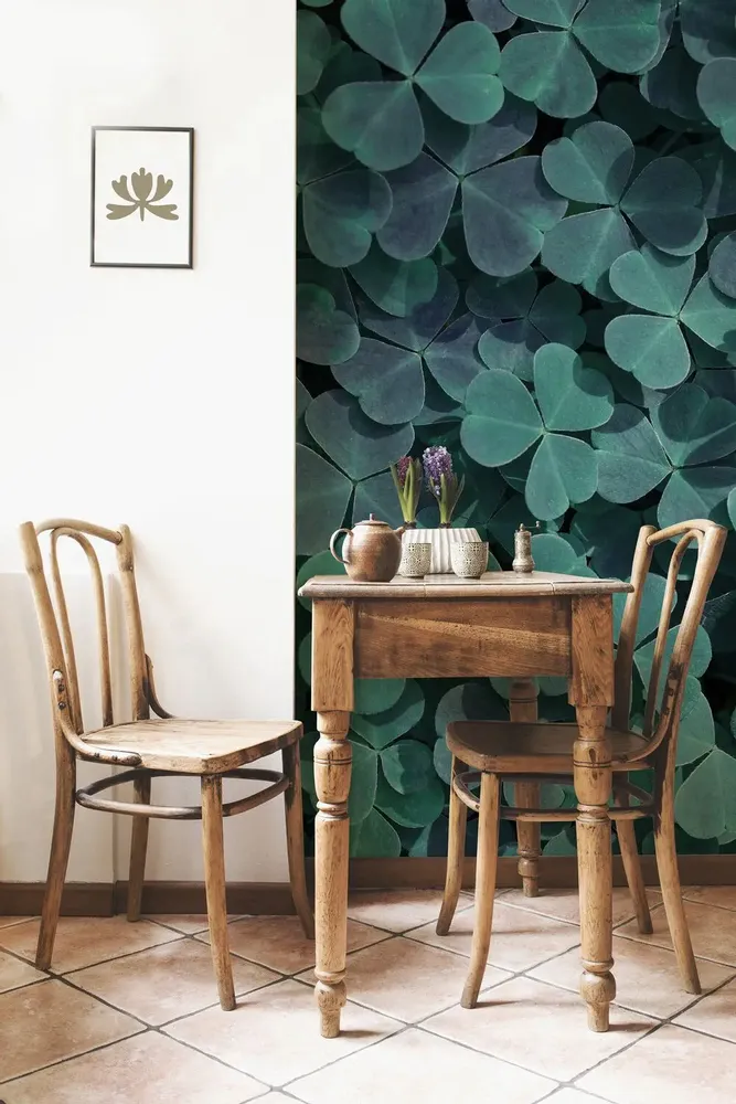 Tapestries - Clover panoramic wallpaper - LE PAPIERS DE NINON