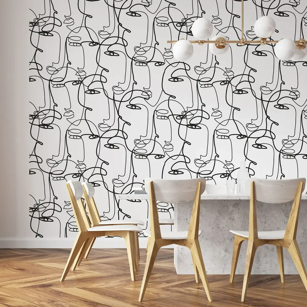 Tapisseries - Papier peint panoramique Lisa - LE PAPIERS DE NINON