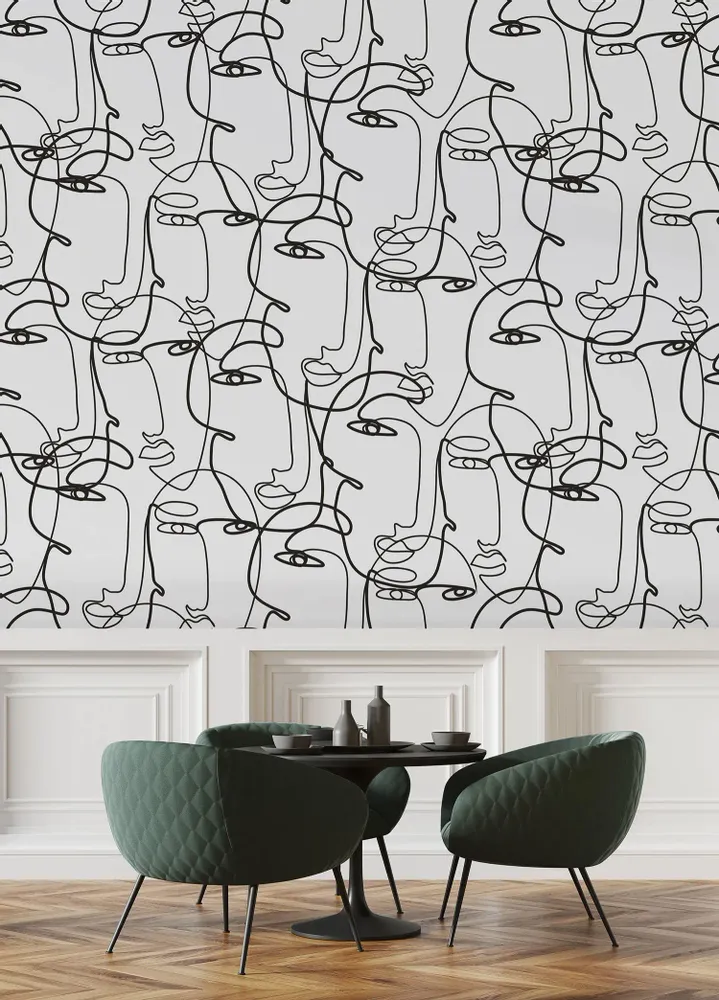 Tapisseries - Papier peint panoramique Lisa - LE PAPIERS DE NINON