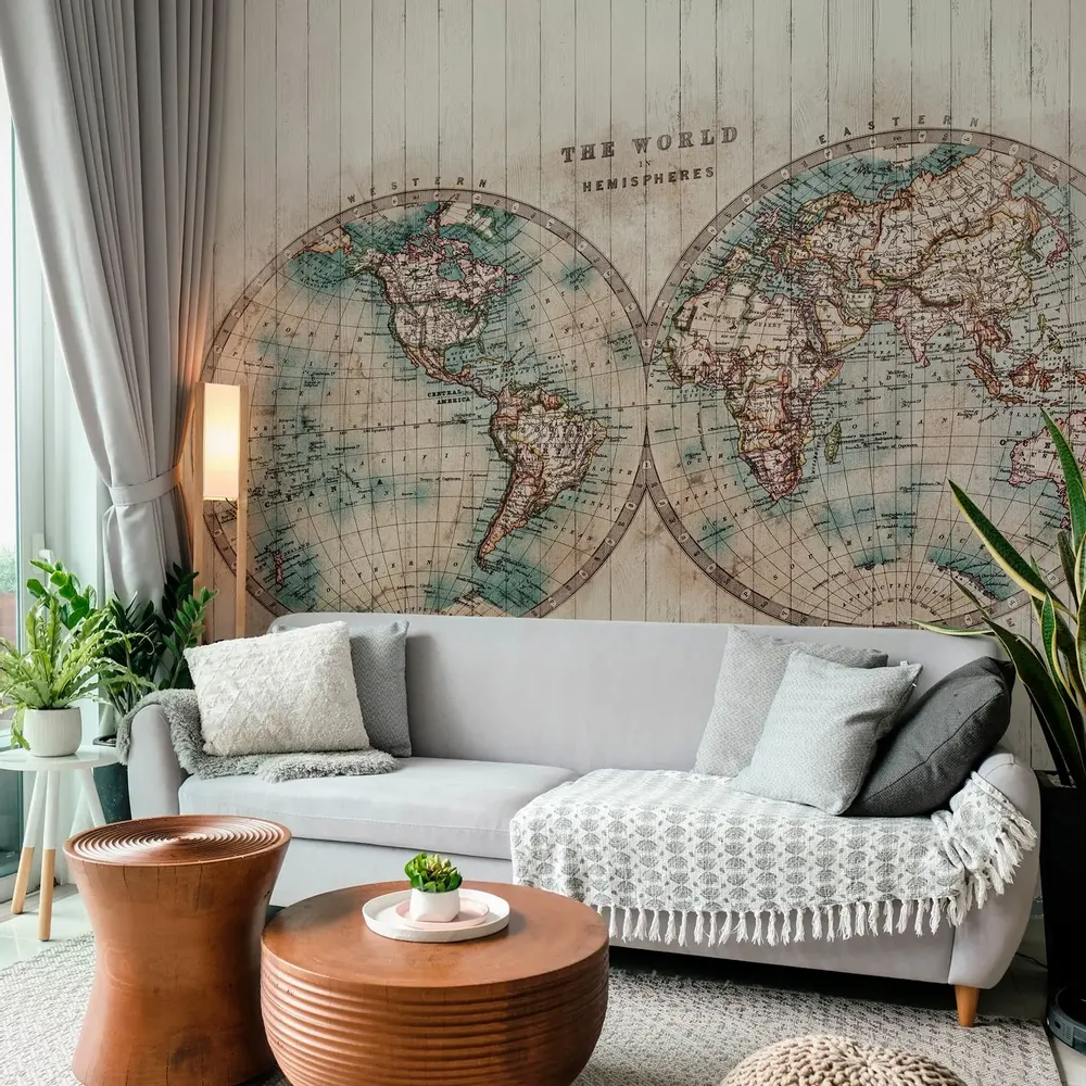 Tapisseries - Papier peint panoramique Hémisphère - LE PAPIERS DE NINON