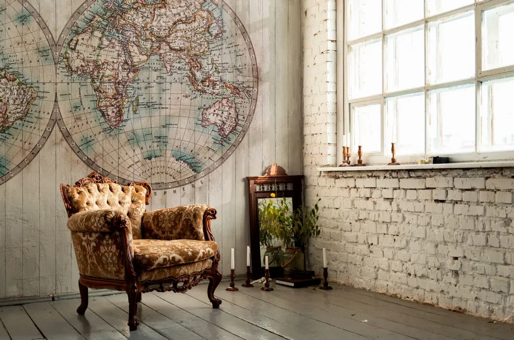 Tapisseries - Papier peint panoramique Hémisphère - LE PAPIERS DE NINON