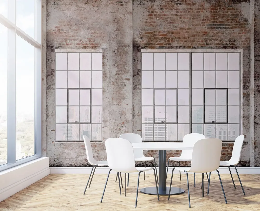 Tapestries - Industrial Loft Panoramic Wallpaper - LE PAPIERS DE NINON