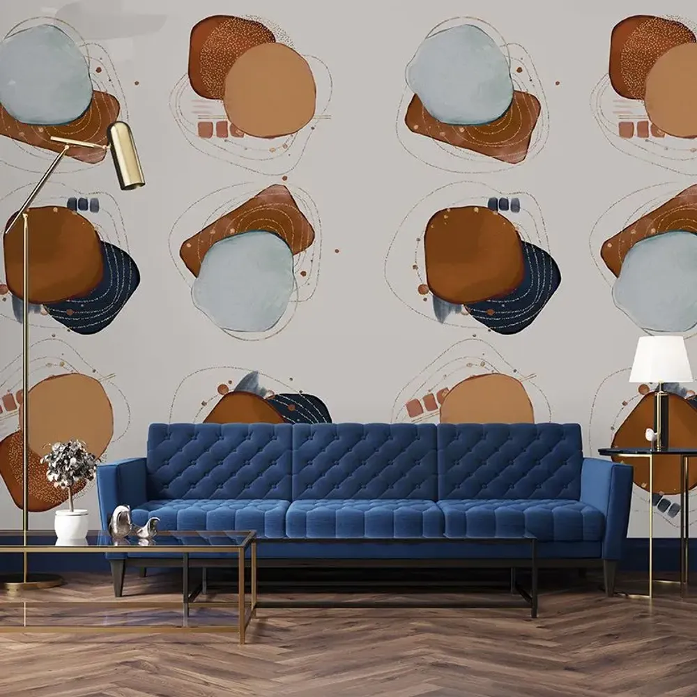 Tapestries - Bubble panoramic wallpaper - LE PAPIERS DE NINON