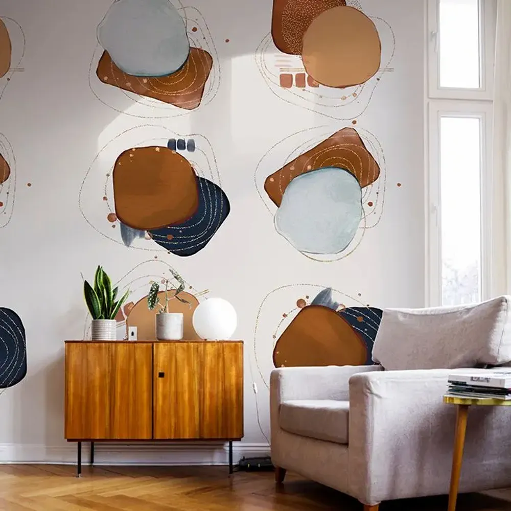 Tapestries - Bubble panoramic wallpaper - LE PAPIERS DE NINON