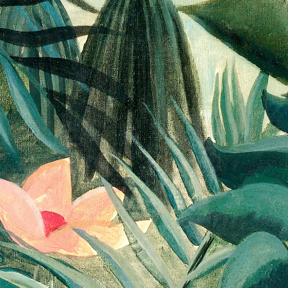 Tapestries - Equatorial Jungle Panoramic Wallpaper (Hj Rousseau) - LE PAPIERS DE NINON