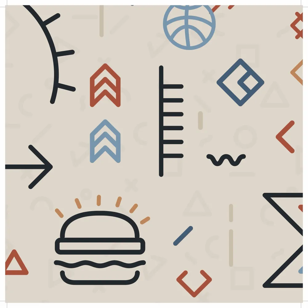 Tapisseries - Papier peint panoramique Récréation - LE PAPIERS DE NINON