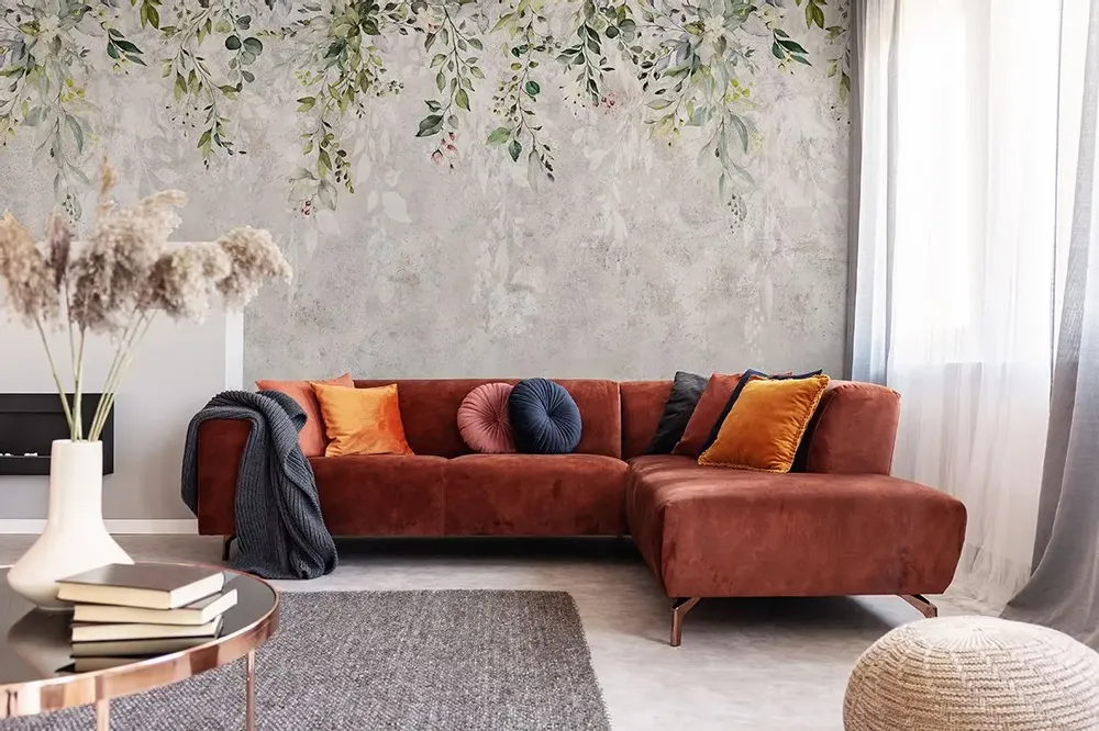 Tapestries - Panoramic Wallpaper Garden of Yesteryear - LE PAPIERS DE NINON