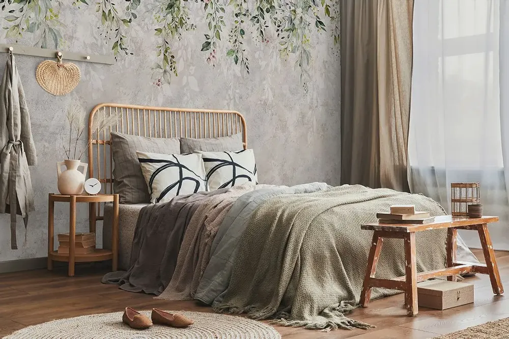 Tapestries - Panoramic Wallpaper Garden of Yesteryear - LE PAPIERS DE NINON