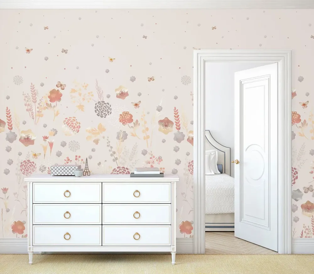 Tapisseries - Papier peint panoramique Capucine - LE PAPIERS DE NINON