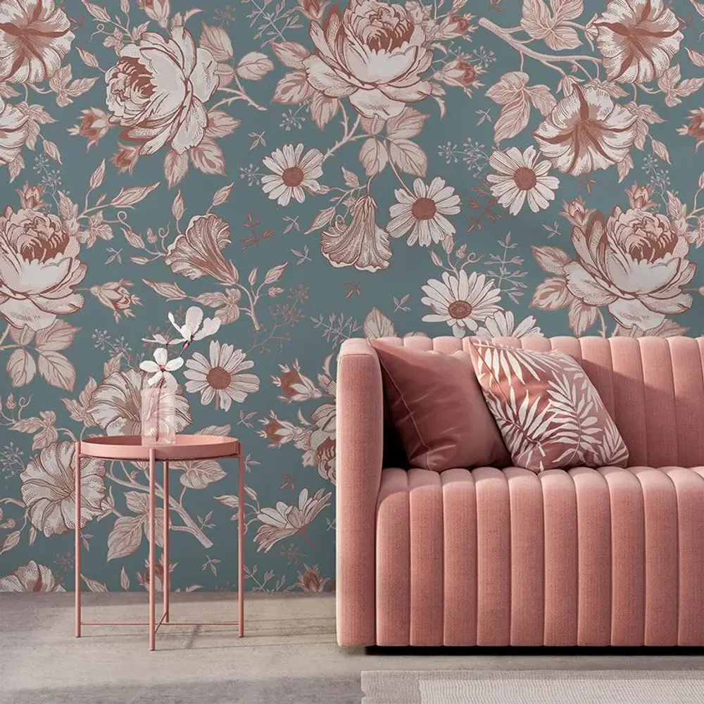 Tapestries - Amélia panoramic wallpaper - LE PAPIERS DE NINON