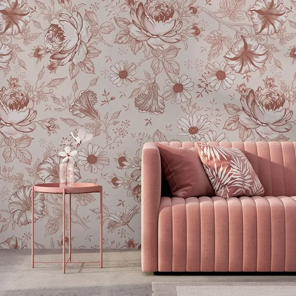 Tapestries - Amélia panoramic wallpaper - LE PAPIERS DE NINON