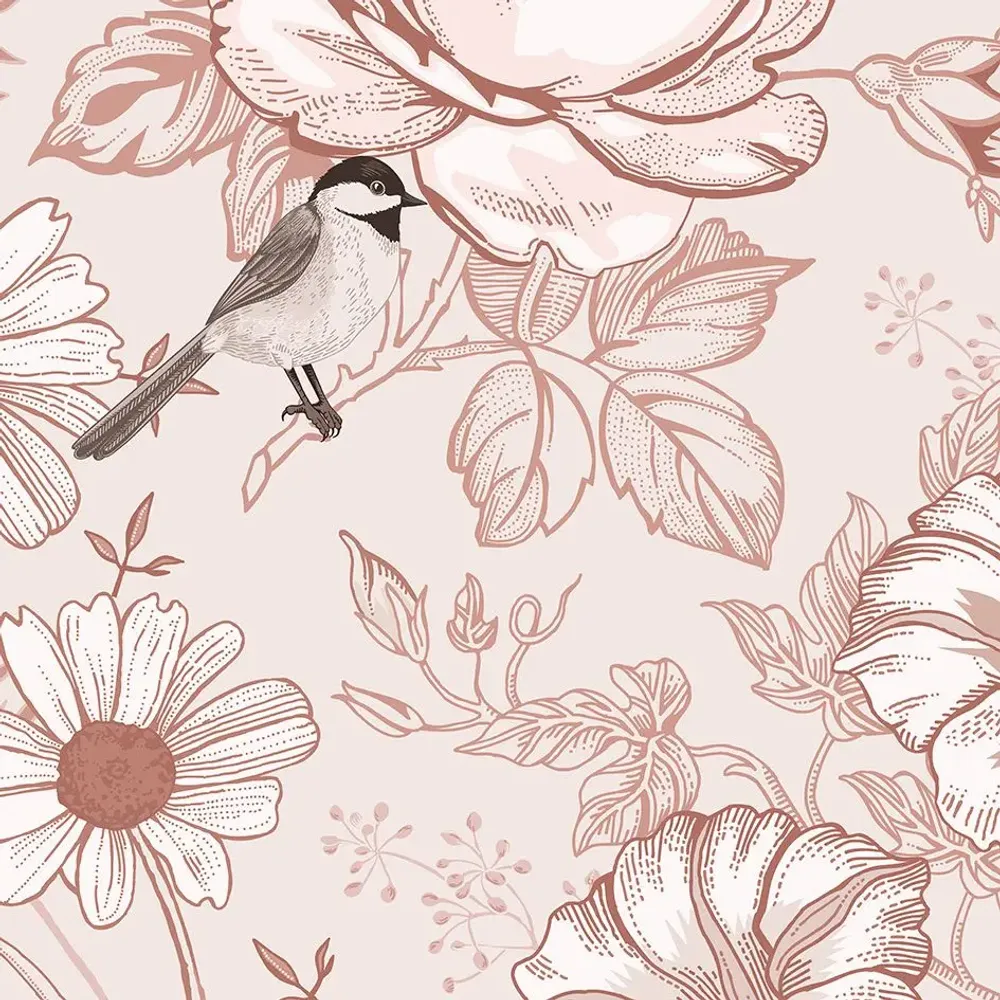 Tapestries - Amélia panoramic wallpaper - LE PAPIERS DE NINON