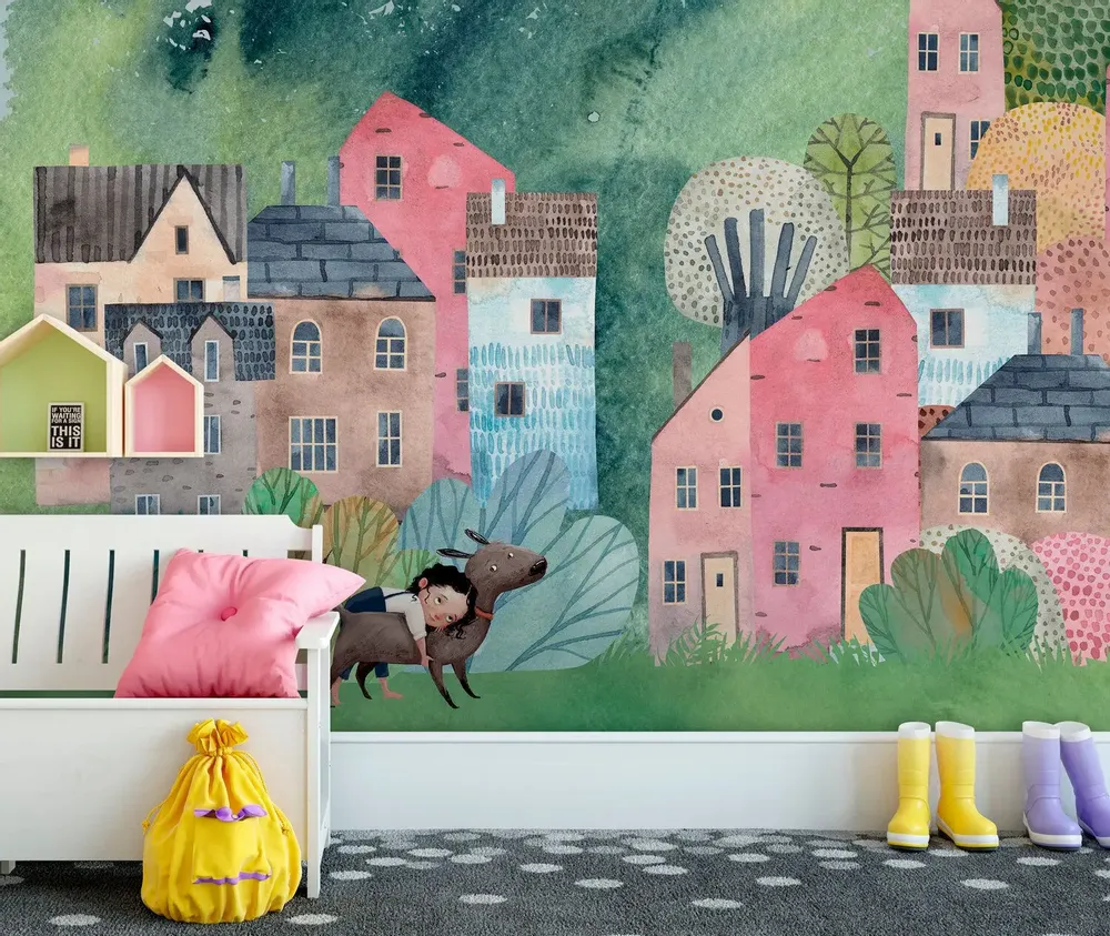 Tapisseries - Papier peint panoramique Charlotte - LE PAPIERS DE NINON