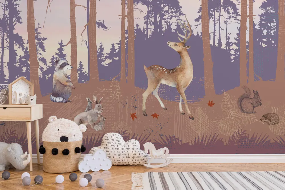 Tapisseries - Papier peint panoramique Pikatchoune - LE PAPIERS DE NINON