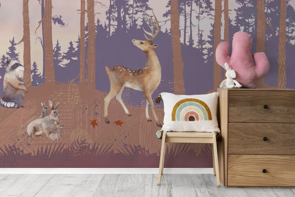 Tapisseries - Papier peint panoramique Pikatchoune - LE PAPIERS DE NINON