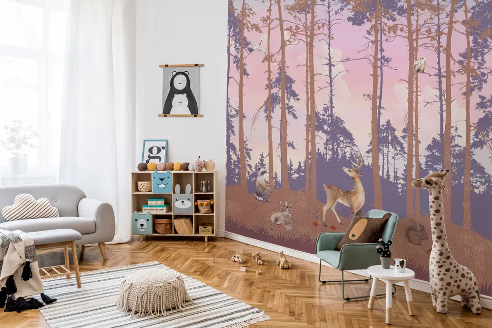 Tapisseries - Papier peint panoramique Pikatchoune - LE PAPIERS DE NINON