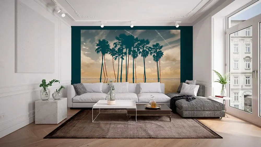 Tapisseries - Papier peint panoramique Caraïbes - LE PAPIERS DE NINON