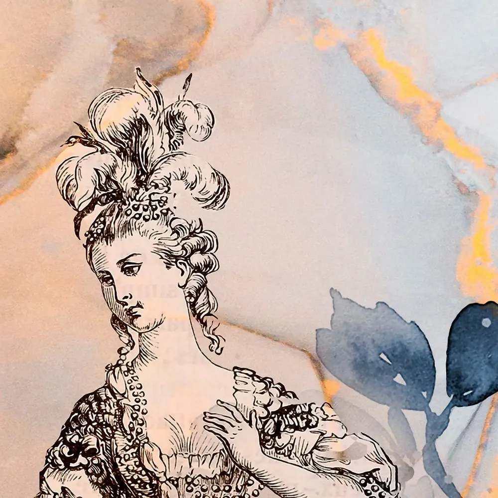 Tapisseries - Papier peint panoramique Marie-Antoinette XL - LE PAPIERS DE NINON