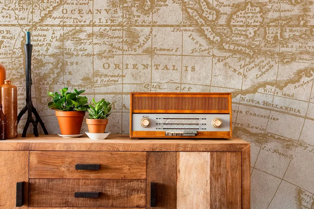 Tapisseries - Papier peint panoramique Arno - Sépia - LE PAPIERS DE NINON