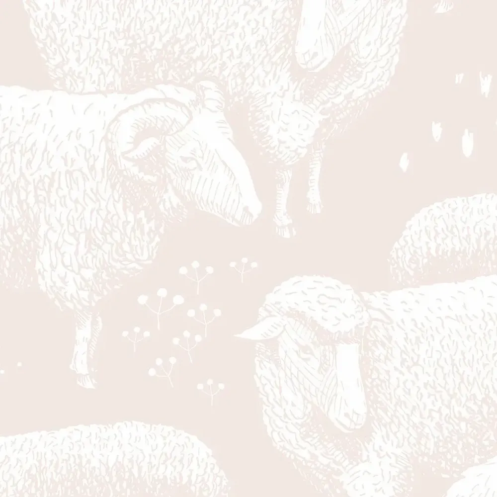 Tapestries - Bergerie panoramic wallpaper - LE PAPIERS DE NINON