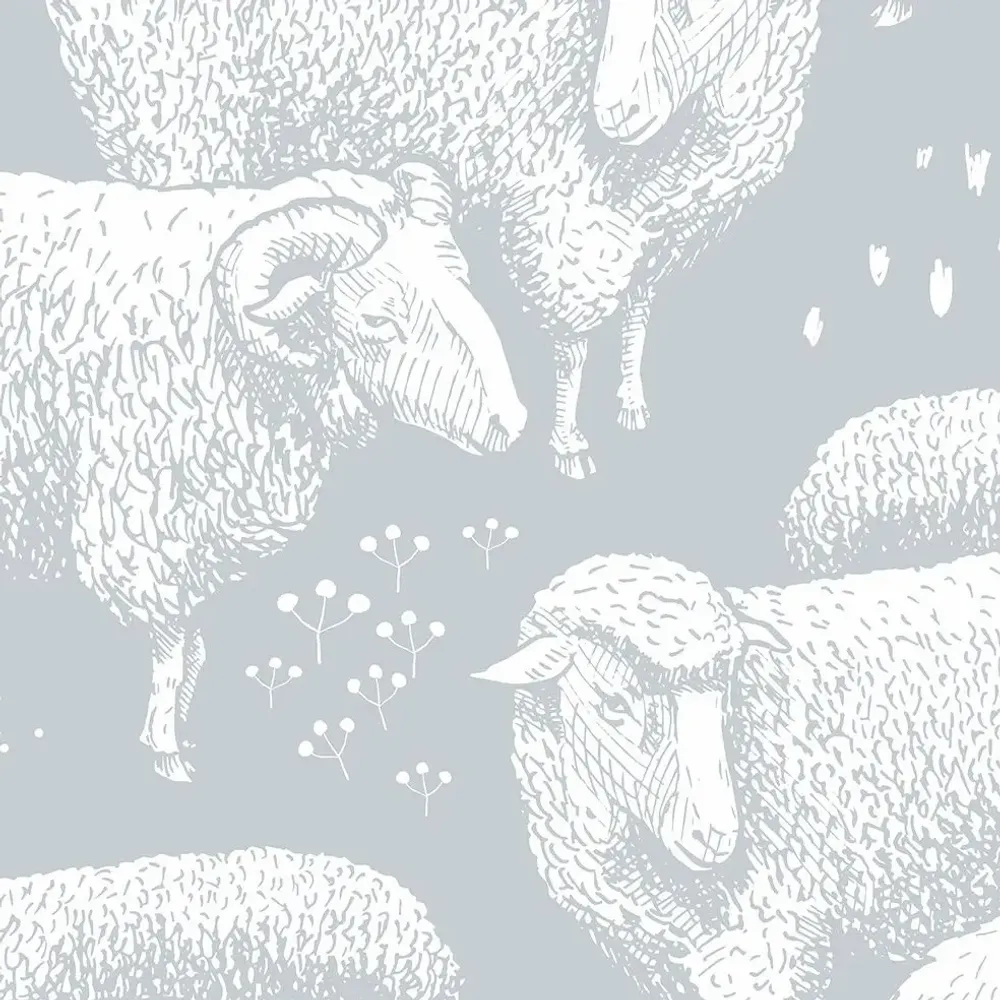 Tapestries - Bergerie panoramic wallpaper - LE PAPIERS DE NINON