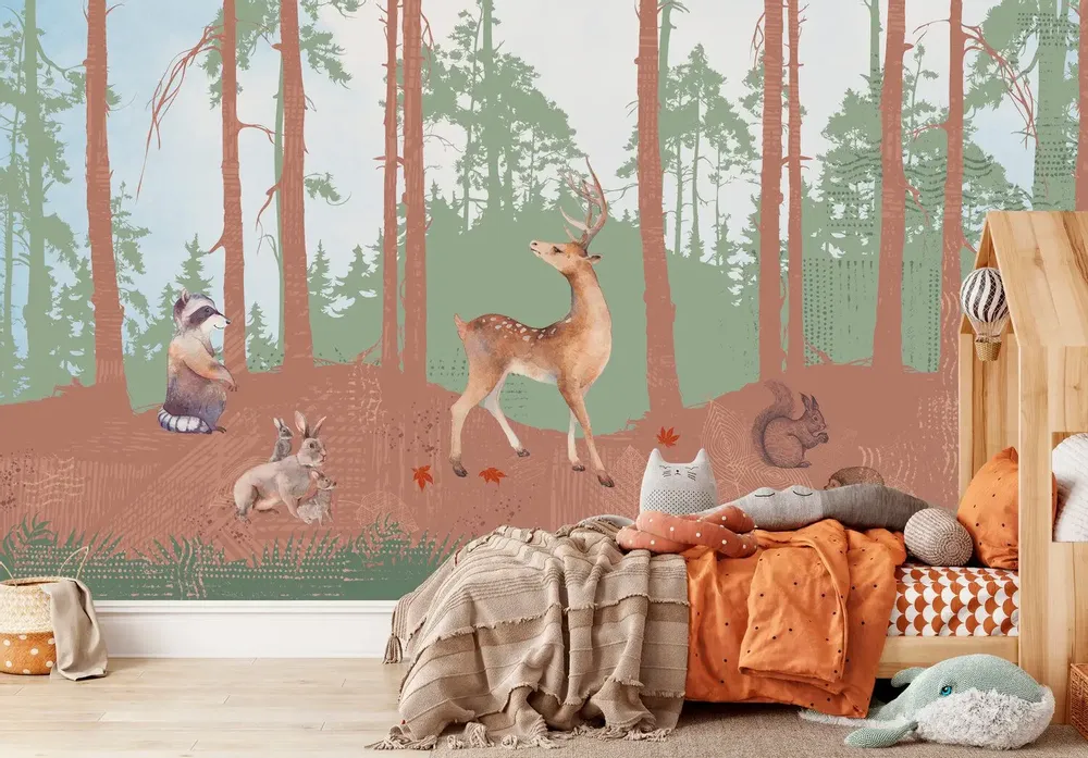 Tapisseries - Papier peint panoramique Pikatchoune 2 - LE PAPIERS DE NINON