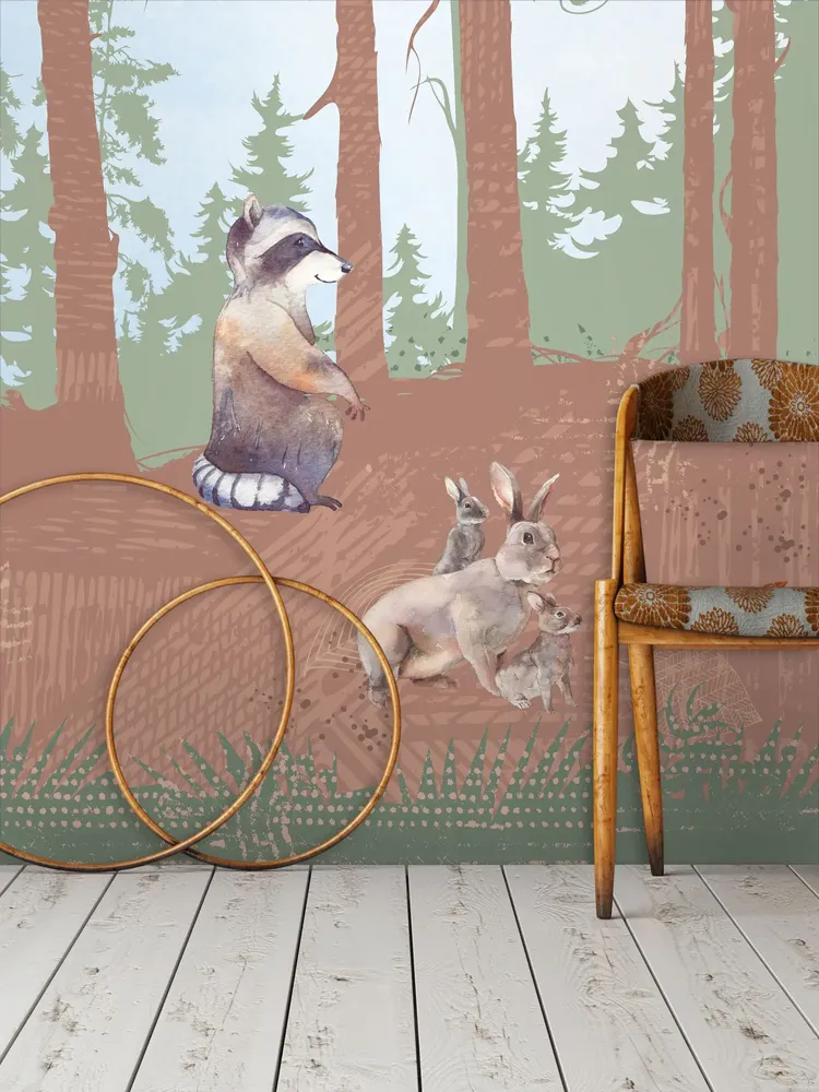 Tapisseries - Papier peint panoramique Pikatchoune 2 - LE PAPIERS DE NINON