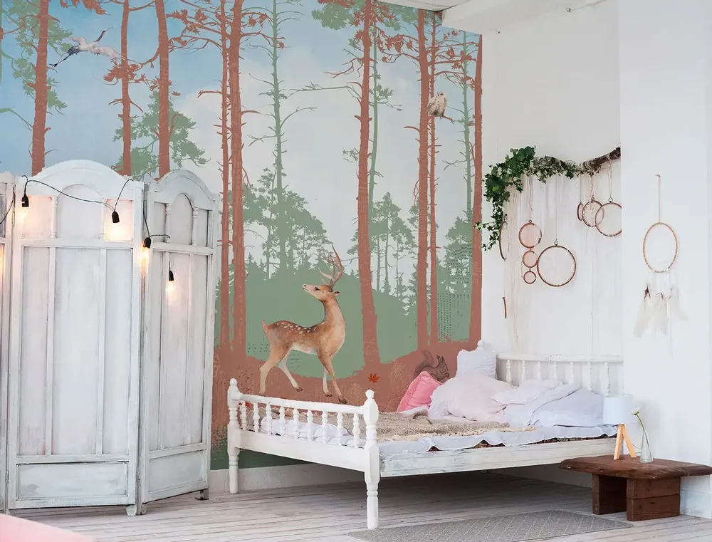 Tapisseries - Papier peint panoramique Pikatchoune 2 - LE PAPIERS DE NINON