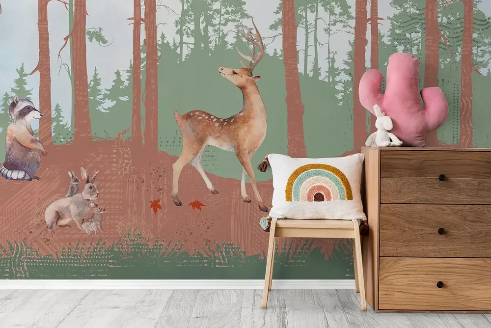 Tapisseries - Papier peint panoramique Pikatchoune 2 - LE PAPIERS DE NINON