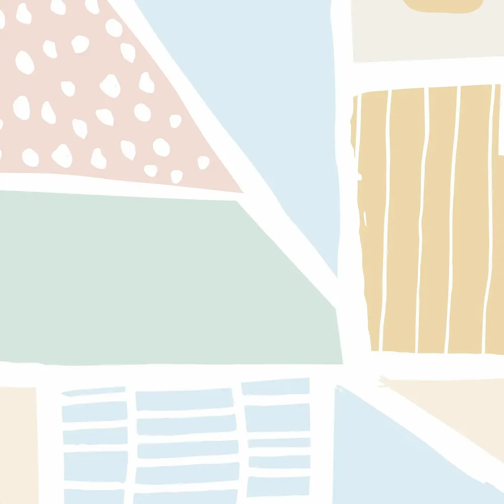 Tapisseries - Papier peint panoramique Cabanita Pastel - LE PAPIERS DE NINON