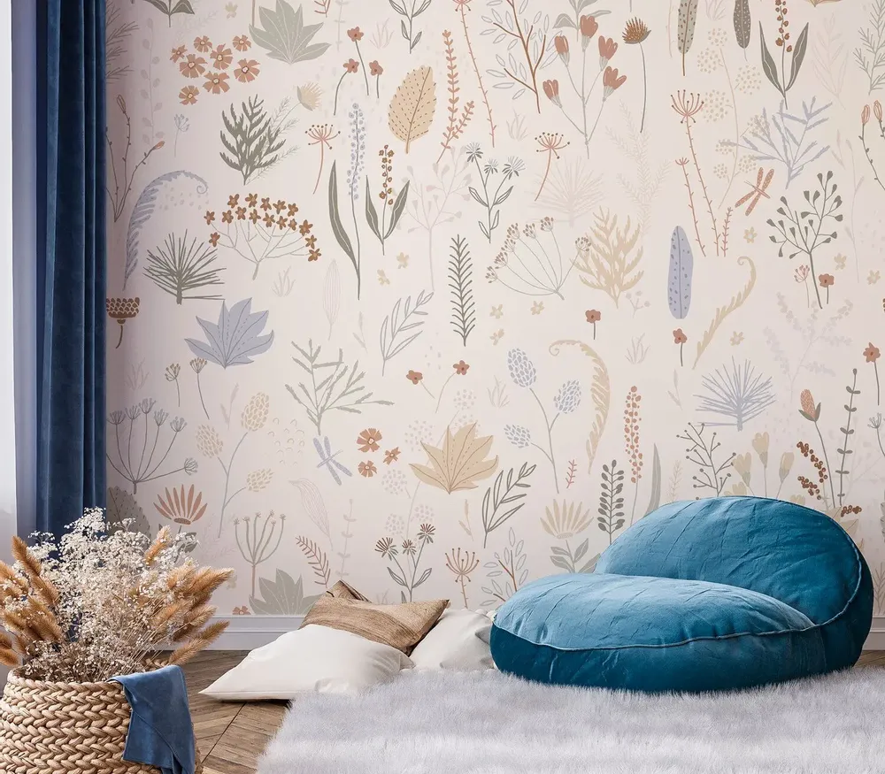 Tapisseries - Papier peint panoramique Sidonie - LE PAPIERS DE NINON