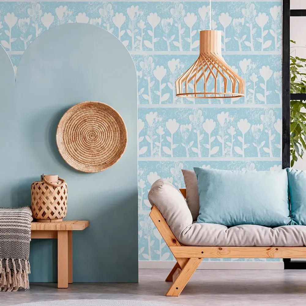 Tapestries - Tulipano panoramic wallpaper - LE PAPIERS DE NINON