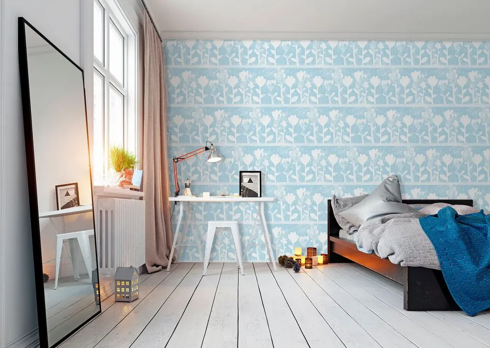 Tapestries - Tulipano panoramic wallpaper - LE PAPIERS DE NINON