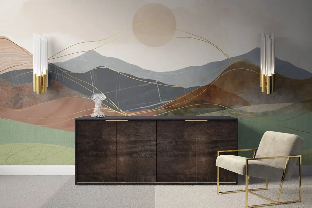 Tapisseries - Papier peint panoramique Yoake - LE PAPIERS DE NINON