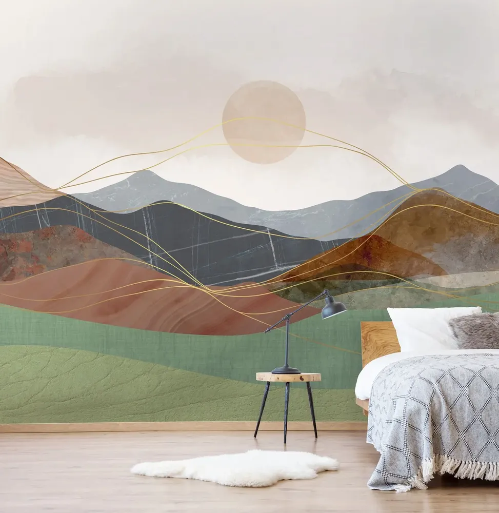 Tapisseries - Papier peint panoramique Yoake - LE PAPIERS DE NINON