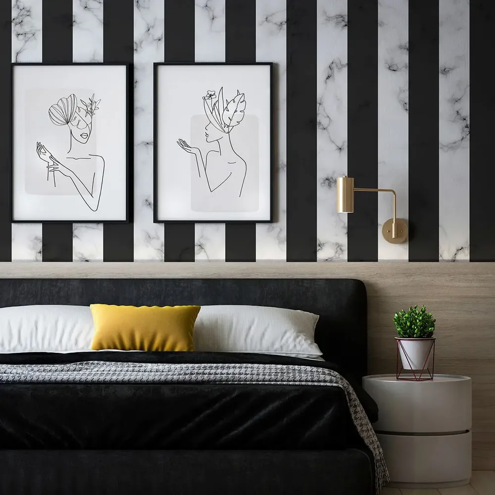 Tapisseries - Papier peint panoramique Marbling - LE PAPIERS DE NINON