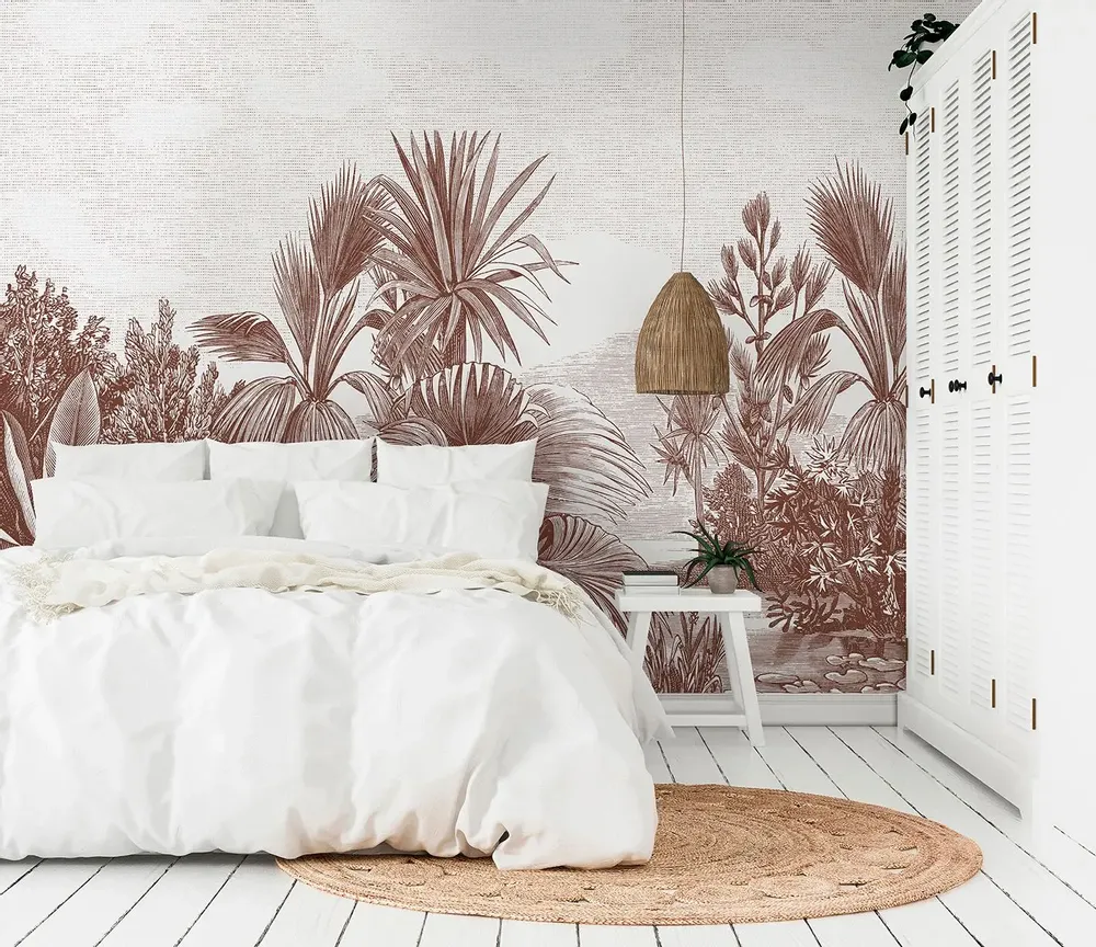 Tapestries - Madrague panoramic wallpaper - LE PAPIERS DE NINON