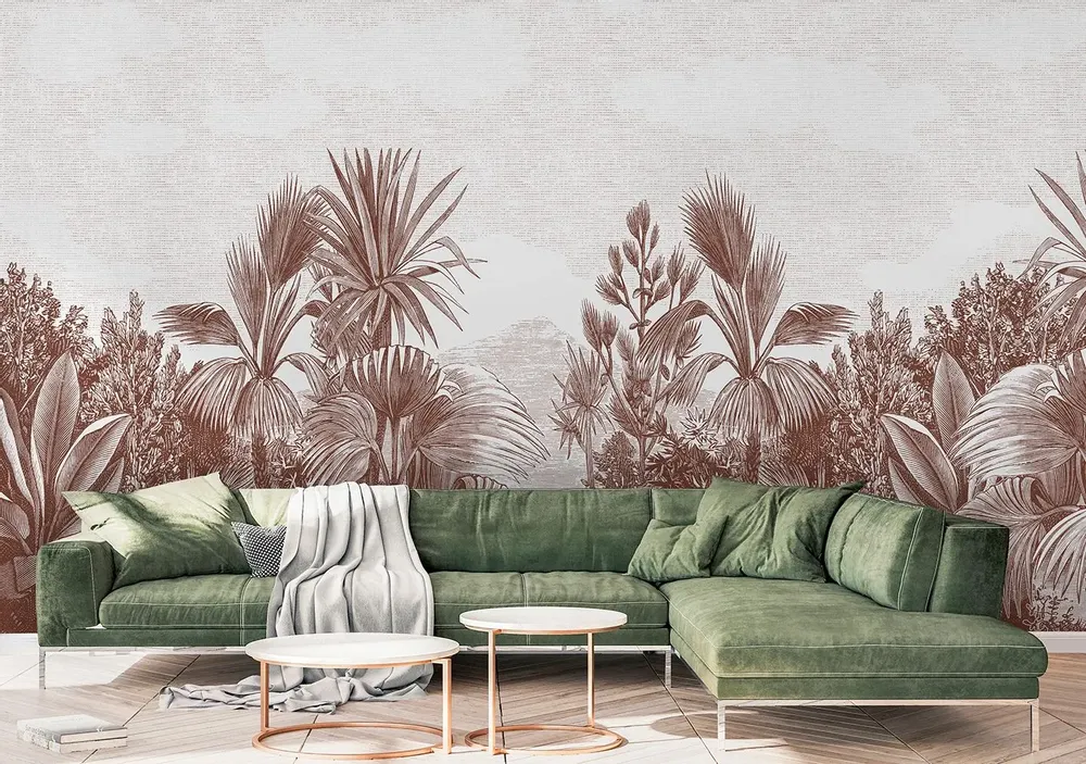 Tapestries - Madrague panoramic wallpaper - LE PAPIERS DE NINON