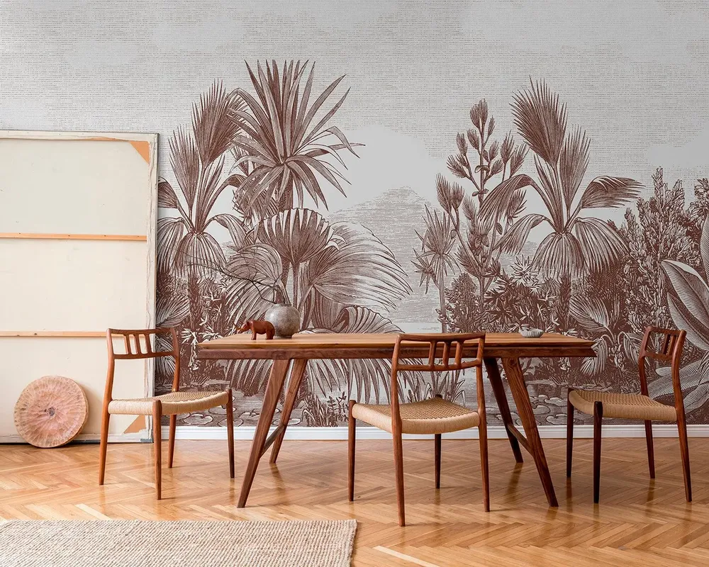 Tapestries - Madrague panoramic wallpaper - LE PAPIERS DE NINON