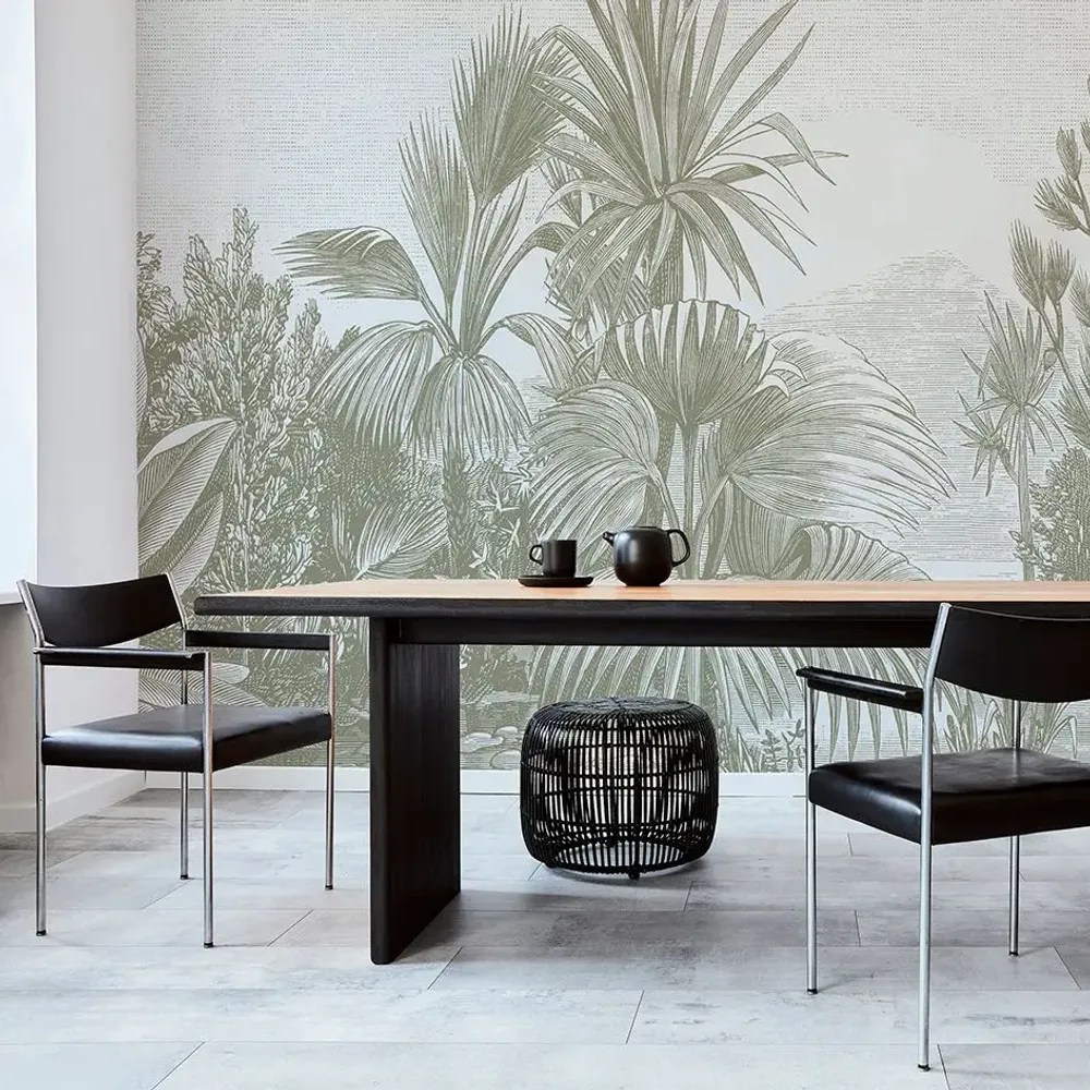 Tapestries - Madrague panoramic wallpaper - LE PAPIERS DE NINON