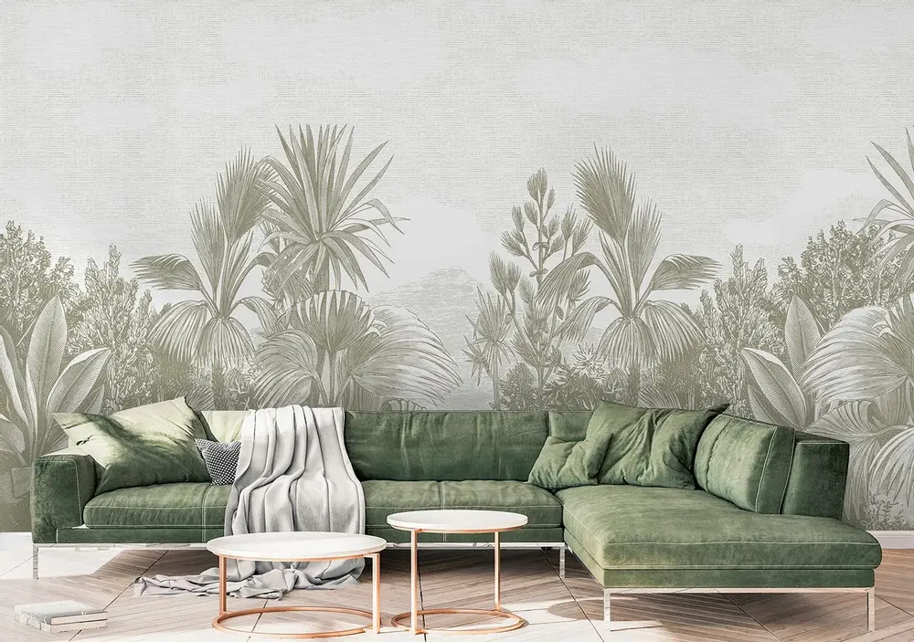 Tapestries - Madrague panoramic wallpaper - LE PAPIERS DE NINON