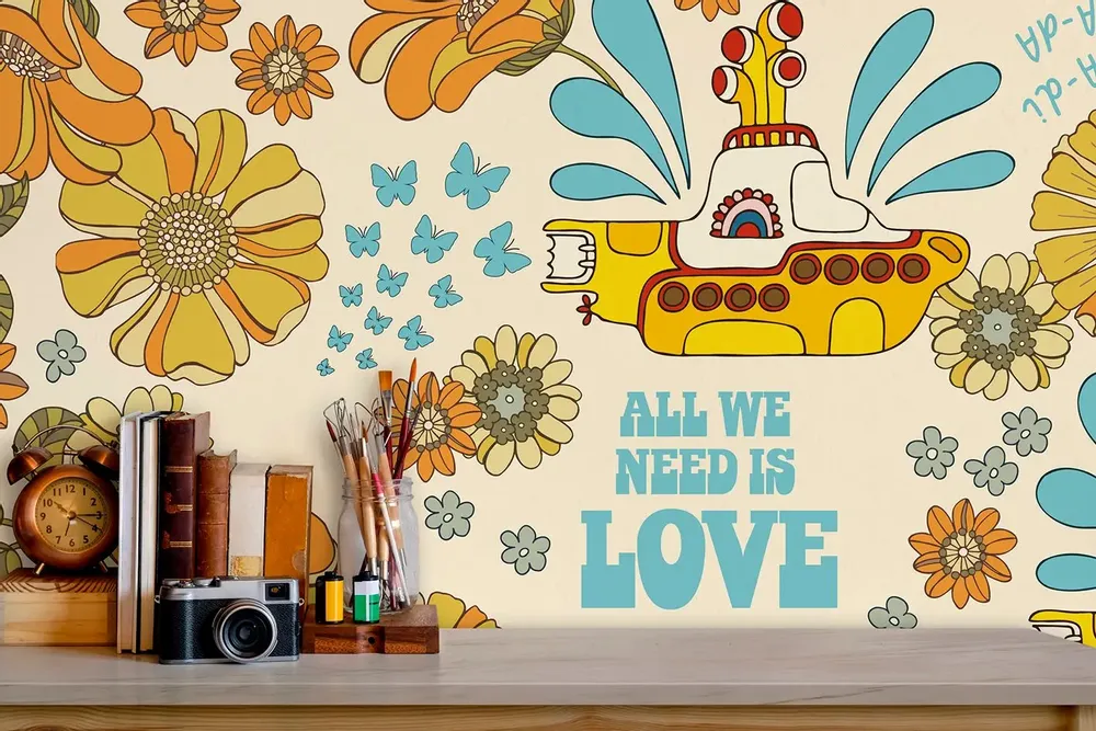 Tapisseries - Papier peint panoramique Submarine - LE PAPIERS DE NINON