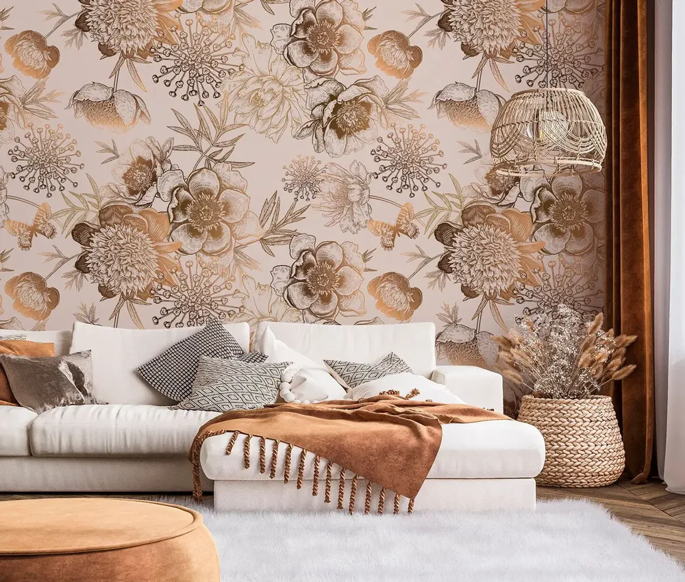 Tapisseries - Papier peint panoramique Madeleine - LE PAPIERS DE NINON