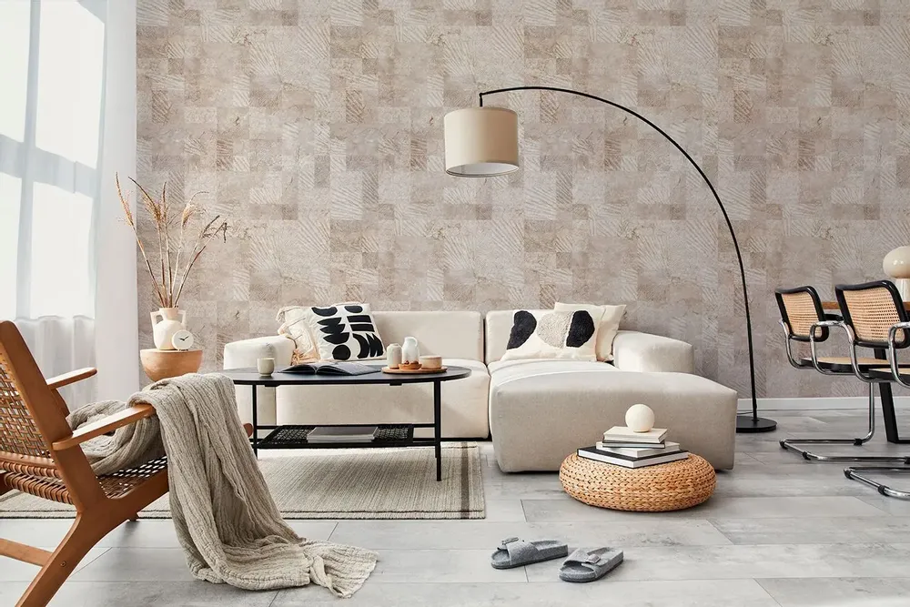 Tapestries - Silice panoramic wallpaper - LE PAPIERS DE NINON