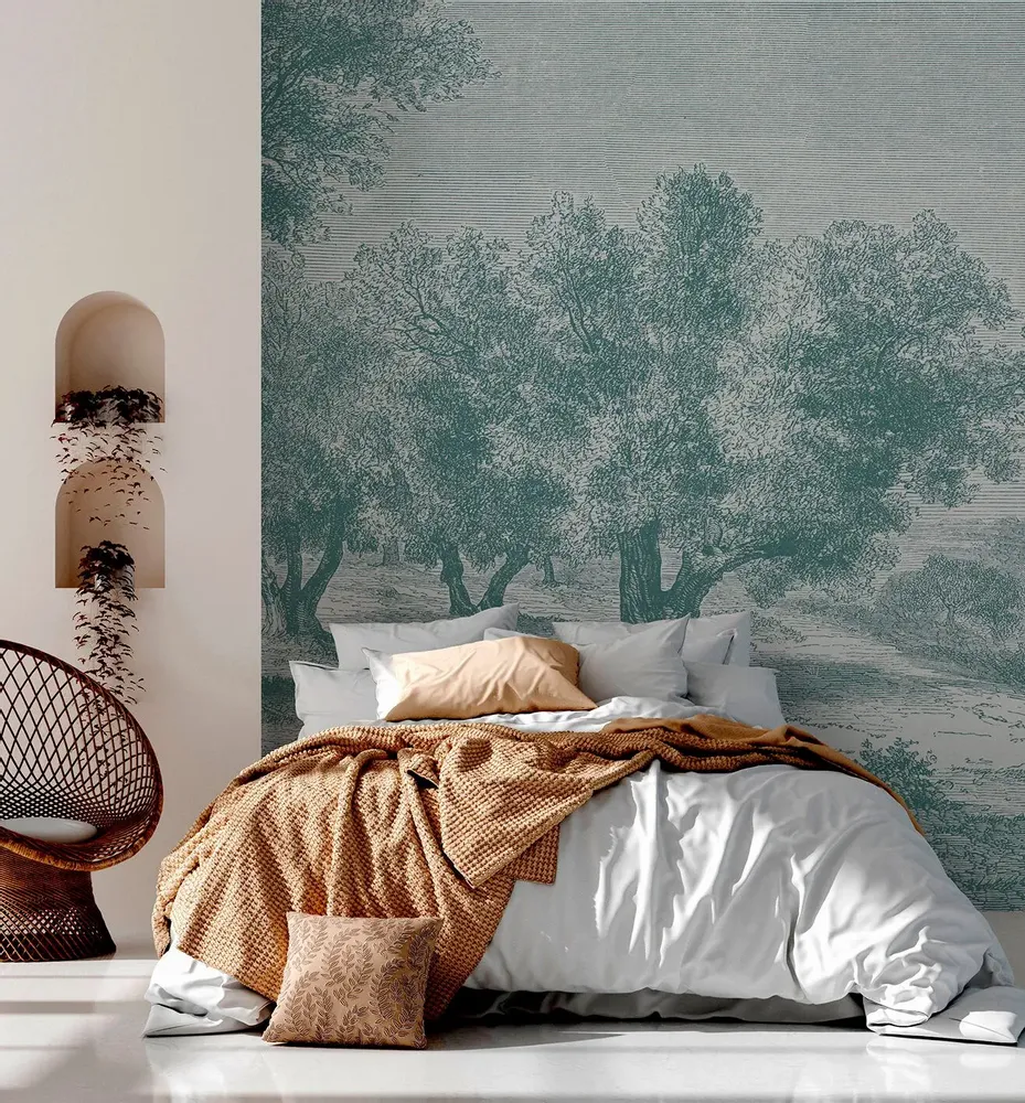 Tapestries - Capri panoramic wallpaper - LE PAPIERS DE NINON