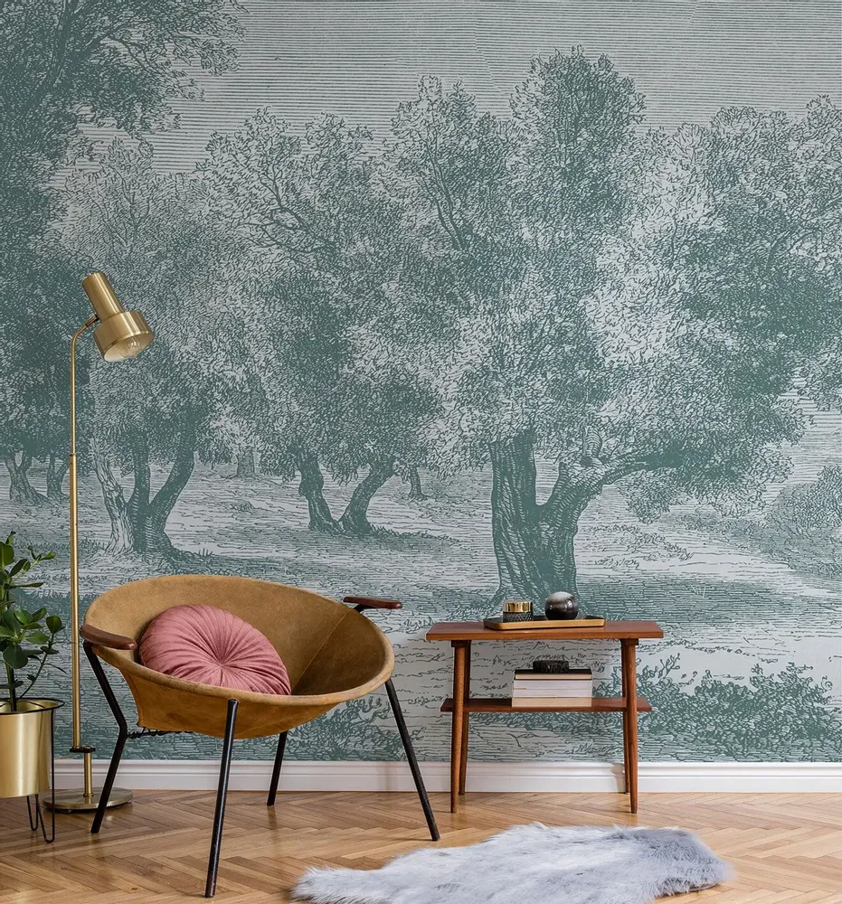 Tapestries - Capri panoramic wallpaper - LE PAPIERS DE NINON